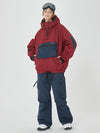 Women's Winter Bomber Snow Jacket with Prime Cargo Baggy Snowboard Pants