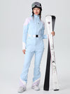 Women's Searipe Retro Vibe Elegant Stretch Flare Ski Jumpsuit