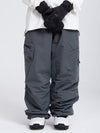 Women's Mountain Expedition Baggy Snow Pants with Side Cargo Pockets