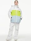 Men's Backcountry Mountain Windbreaker Thermal Snow Suits with Overalls Bibs