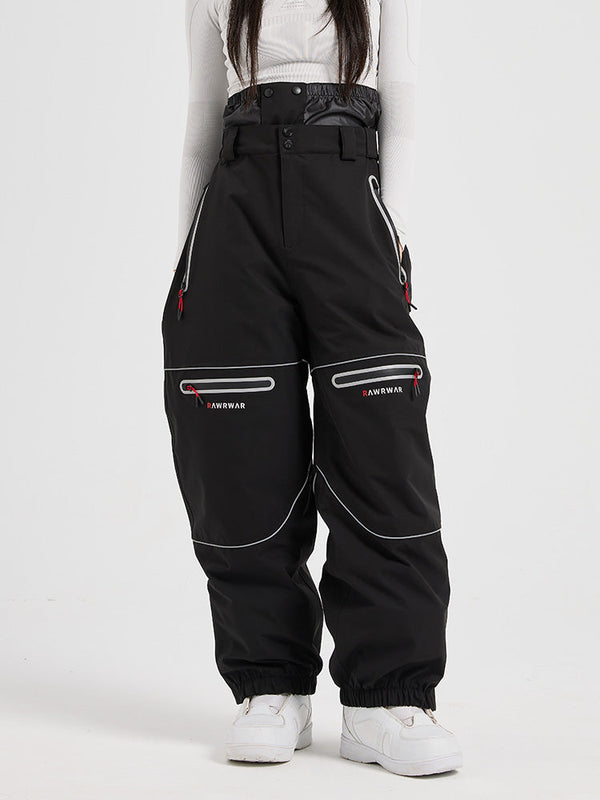 Women's RAWRWAR Flyflow Light Reflective Mountain Pro Baggy Snow Pants