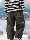 Women's John Snow ChillTrack Oversize Baggy Snowboard Pants Cargo Denim Jeans