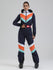 Women's Gsou Snow Retro Stripe Snow Queen Ski Jumpsuit