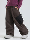 Women's Gsou Snow Mountain Chill Swag Cargo Pockets Snowboard Pants