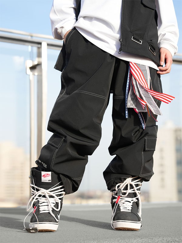 Men's John Snow Urban Swag Street Style Baggy Snow Pants