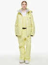 Women's Arctic Queen Mountain Windbreaker Thermal Snow Suits with Overalls Bibs