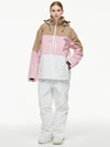 Men's Backcountry Mountain Windbreaker Thermal Snow Suits with Overalls Bibs