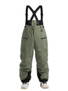 Women's Gsou Snow Durable Mountain Pro All Function Cargo Snow Bibs Pants