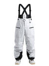 Women's Gsou Snow Durable Mountain Pro All Function Cargo Snow Bibs Pants