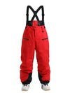 Women's Gsou Snow Durable Mountain Pro All Function Cargo Snow Bibs Pants