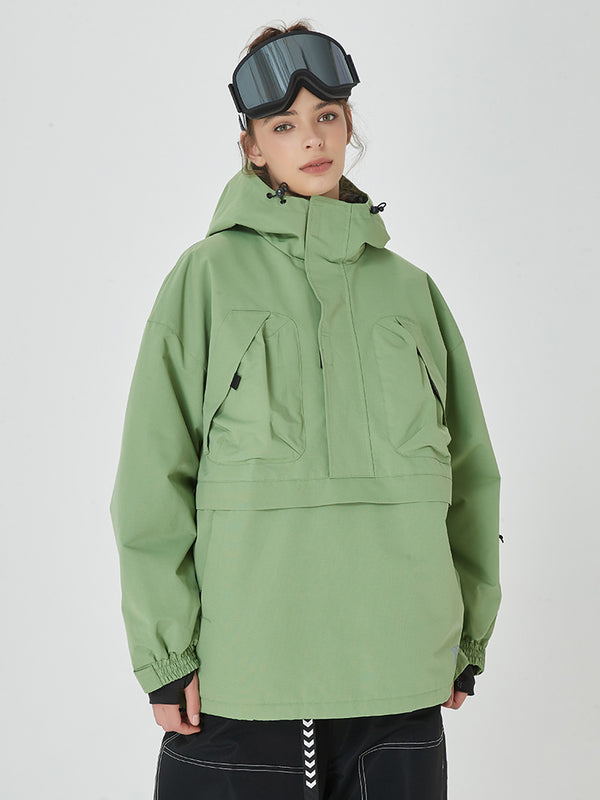 Women's Alpine Freerider Baggy Anorak with Dual Cargo Chest Pockets