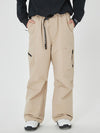 Women's Mountain Expedition Baggy Snow Pants with Side Cargo Pockets