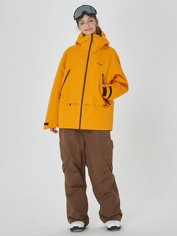 Women's Mountain Breaker Anorak Snowboard Jacket with Swag Cargo Snow Pants