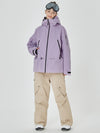 Women's Mountain Breaker Anorak Snowboard Jacket with Swag Cargo Snow Pants