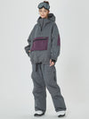 Women's Winter Bomber Snow Jacket with Prime Cargo Baggy Snowboard Pants