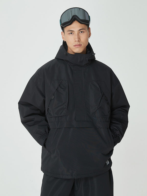 Men's Alpine Freerider Baggy Anorak with Dual Cargo Chest Pockets