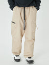 Men's Mountain Expedition Baggy Snow Pants with Side Cargo Pockets