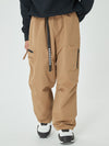 Men's Mountain Expedition Baggy Snow Pants with Side Cargo Pockets