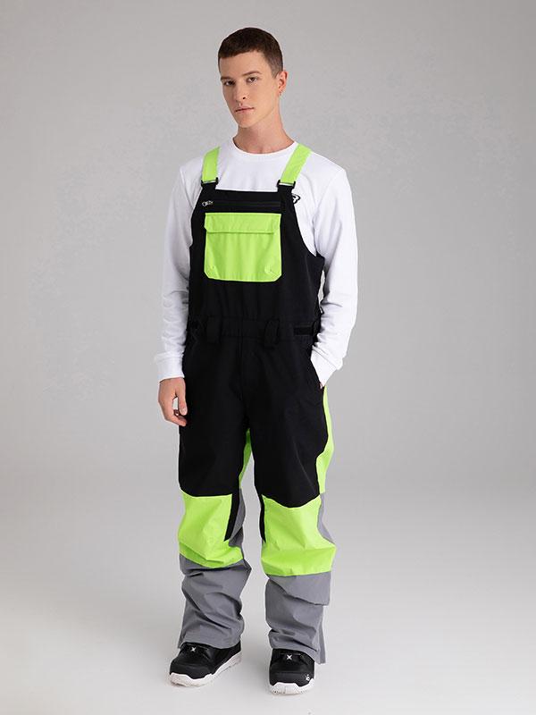 Women's Searipe Mountain Discover Colorblock Snow Pants Coverall Bibs