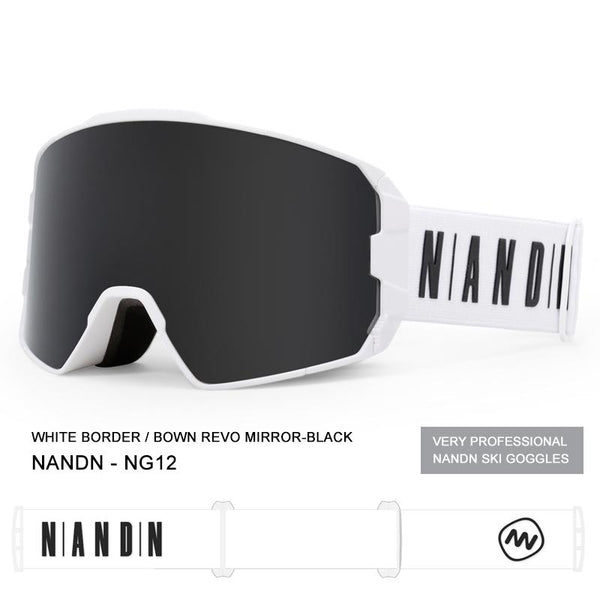 Nandn Unisex Optics Winter Mountain Fashion Snowboard Frameless Ski Goggles